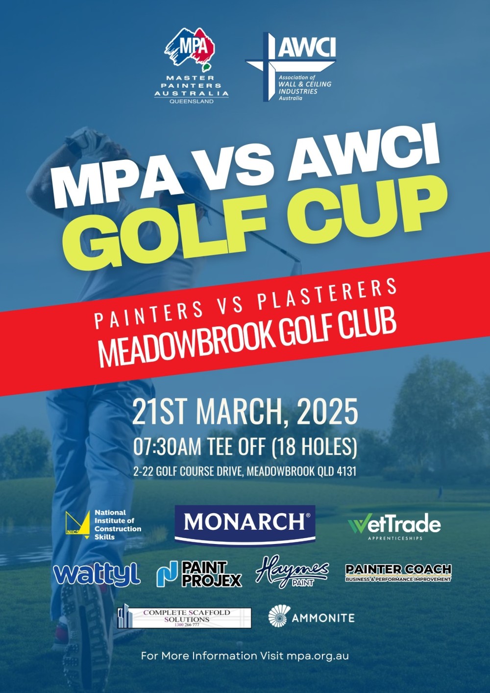 MPA vs AWCI Golf Cup 2025